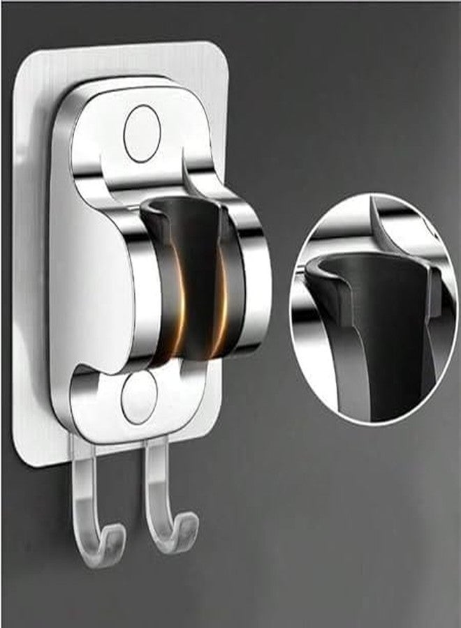 GORINICS Adhesive Adjustable Shower Head Holder Wall Mount Bracket Hand Shower Holder for Bathroom and Toilet Nail and Screw Free, no Drill Needed for Shower Holder Wall Mount Shower Bracket (1) - Image 3